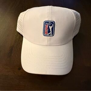 PGA Tour White Imperial Cap Adjustable